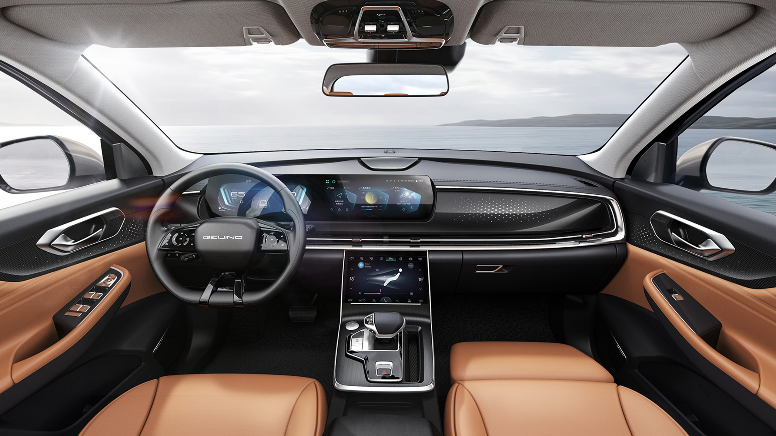 Foto interiéru vozu BAIC X7