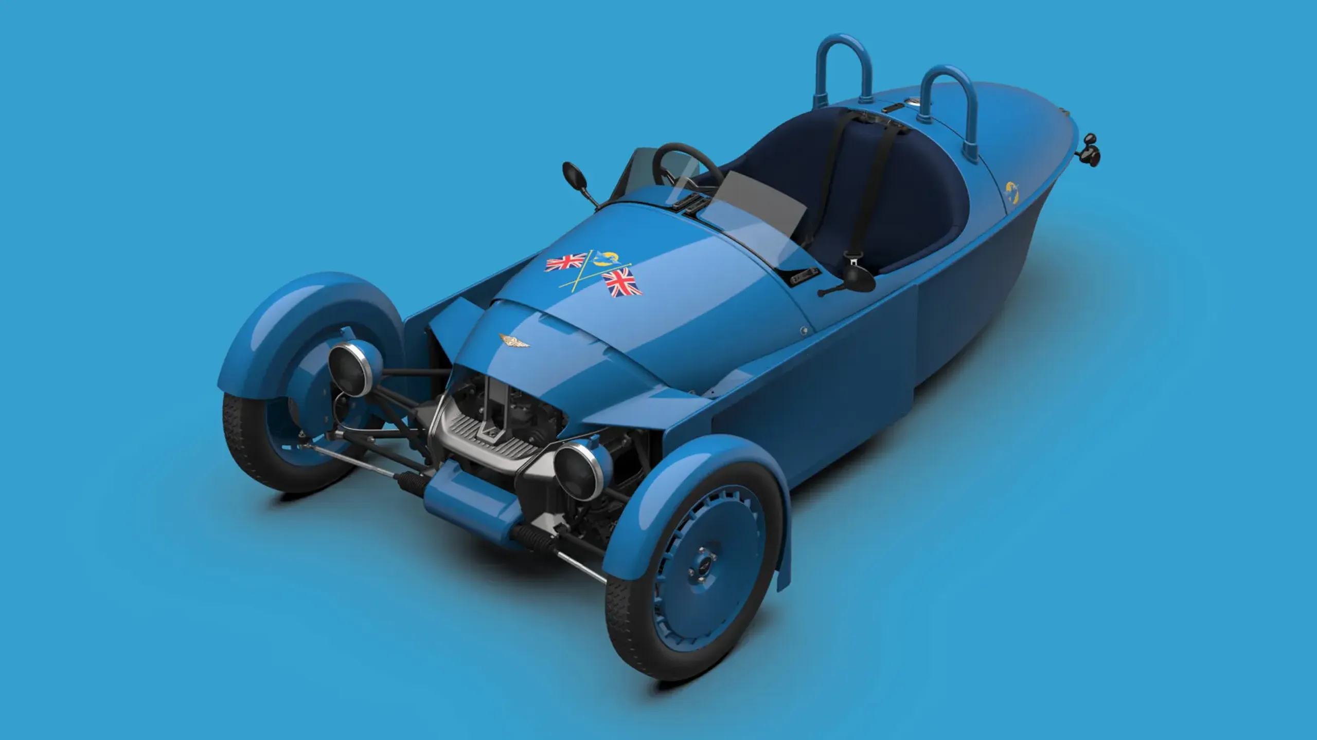 Foto exteriéru vozu Morgan Bluebird