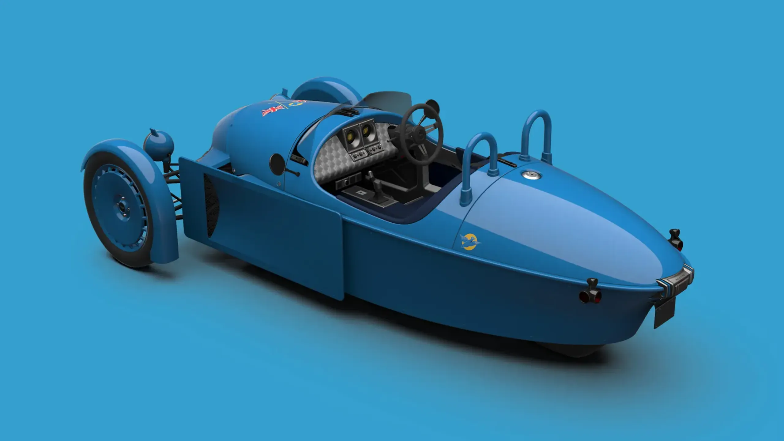 Foto exteriéru vozu Morgan Bluebird